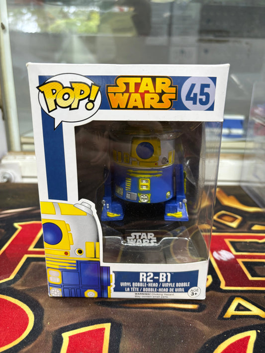 Funko Pop R2-B1 Exclusive Bobble Head # 45 Star Wars Vinyl Figure FRENLY BRICKS - Open 7 Days