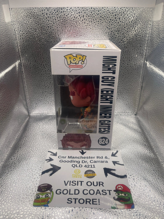 Funko Pop Naruto Shippuden 824 Might Guy Eight Inner Gates Glow FRENLY BRICKS - Open 7 Days
