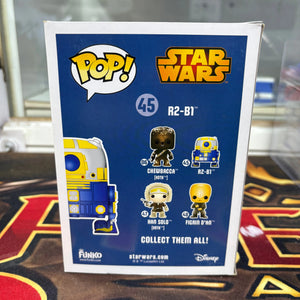 Funko Pop R2-B1 Exclusive Bobble Head # 45 Star Wars Vinyl Figure FRENLY BRICKS - Open 7 Days