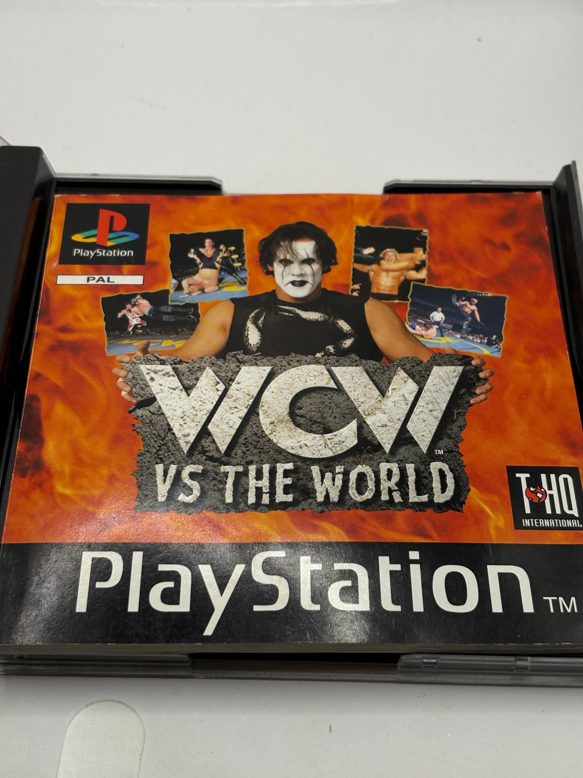 WCW Vs The World Sony PlayStation 1 PS1 Complete With Manual Tested Pal FRENLY BRICKS - Open 7 Days