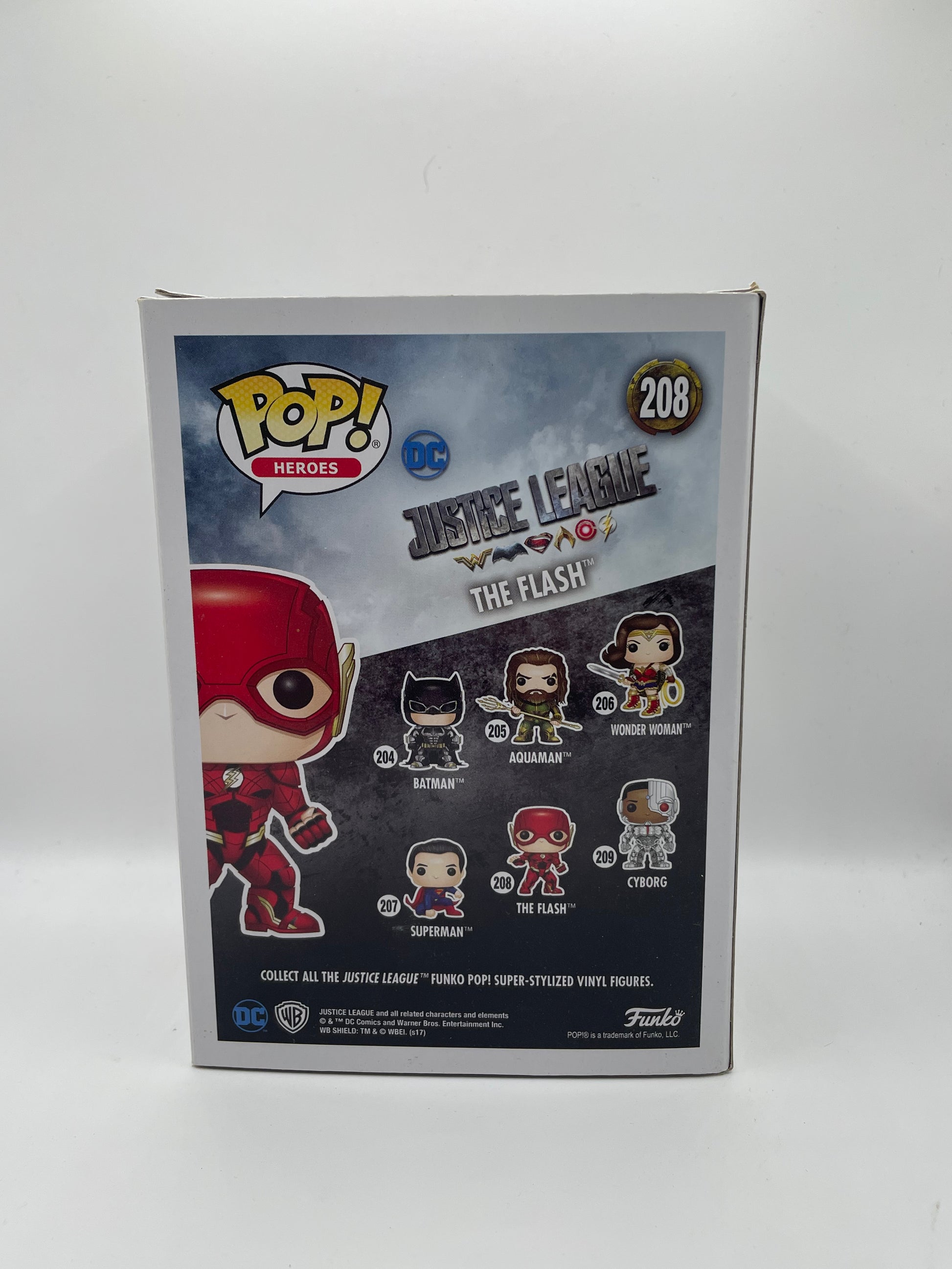 Funko POP! Heroes DC Justice League #208 The Flash FRENLY BRICKS - Open 7 Days