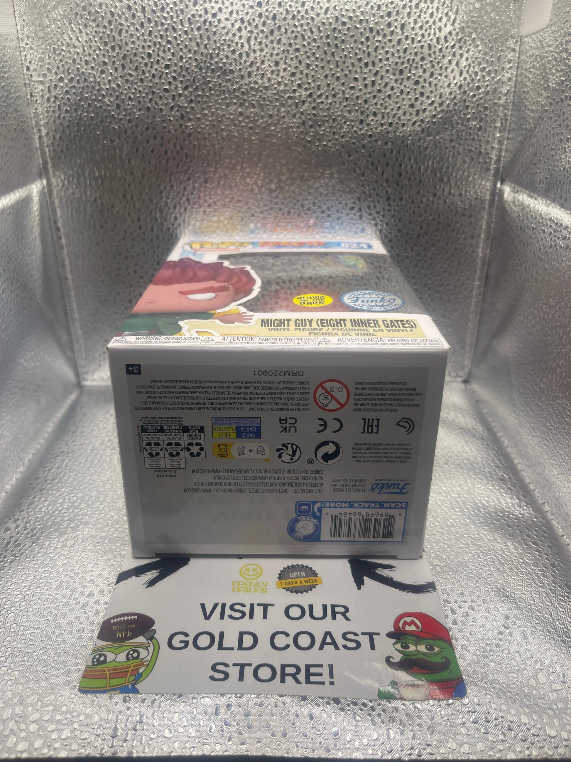 Funko Pop Naruto Shippuden 824 Might Guy Eight Inner Gates Glow FRENLY BRICKS - Open 7 Days