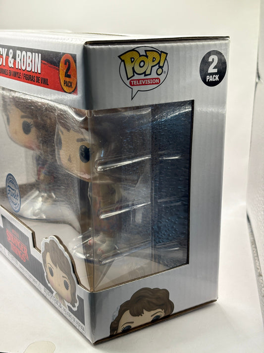 Funko POP! Television Stranger Things Nancy & Robin 2 Pack FRENLY BRICKS - Open 7 Days