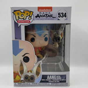 Funko POP! Animation Avatar the last air bender #534 Aang with momo FRENLY BRICKS - Open 7 Days