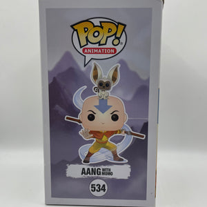 Funko POP! Animation Avatar the last air bender #534 Aang with momo FRENLY BRICKS - Open 7 Days