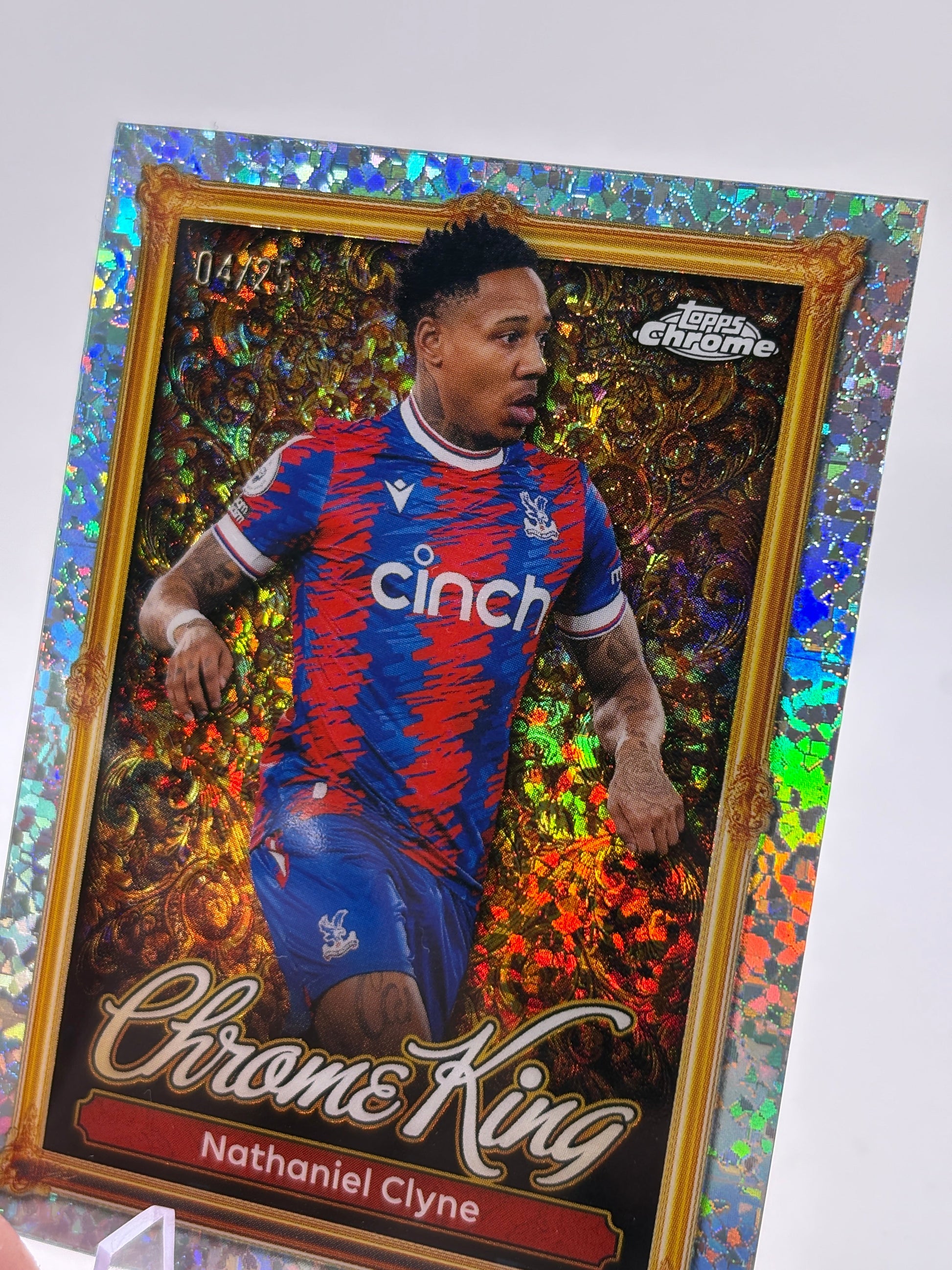 2025-26 Topps Chrome Premier League Chrome King Nathaniel Clyne Diamond /25 FRENLY BRICKS - Open 7 Days