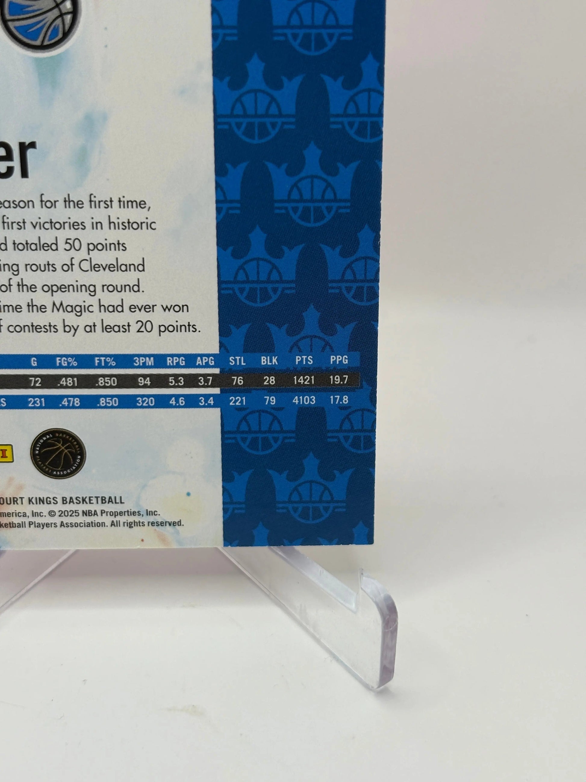 2024-25 Panini Court Kings Basketball #77 Franz Wagner /99 Pink FRENLY BRICKS - Open 7 Days