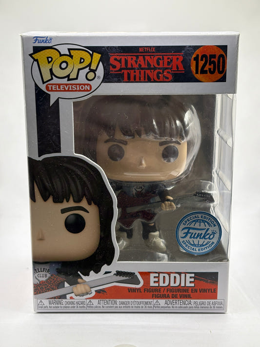 Funko POP! Television Stranger Things #1250 Eddie Vinyl Figure SE FRENLY BRICKS - Open 7 Days