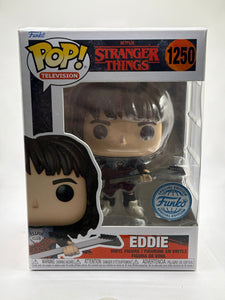 Funko POP! Television Stranger Things #1250 Eddie Vinyl Figure SE
