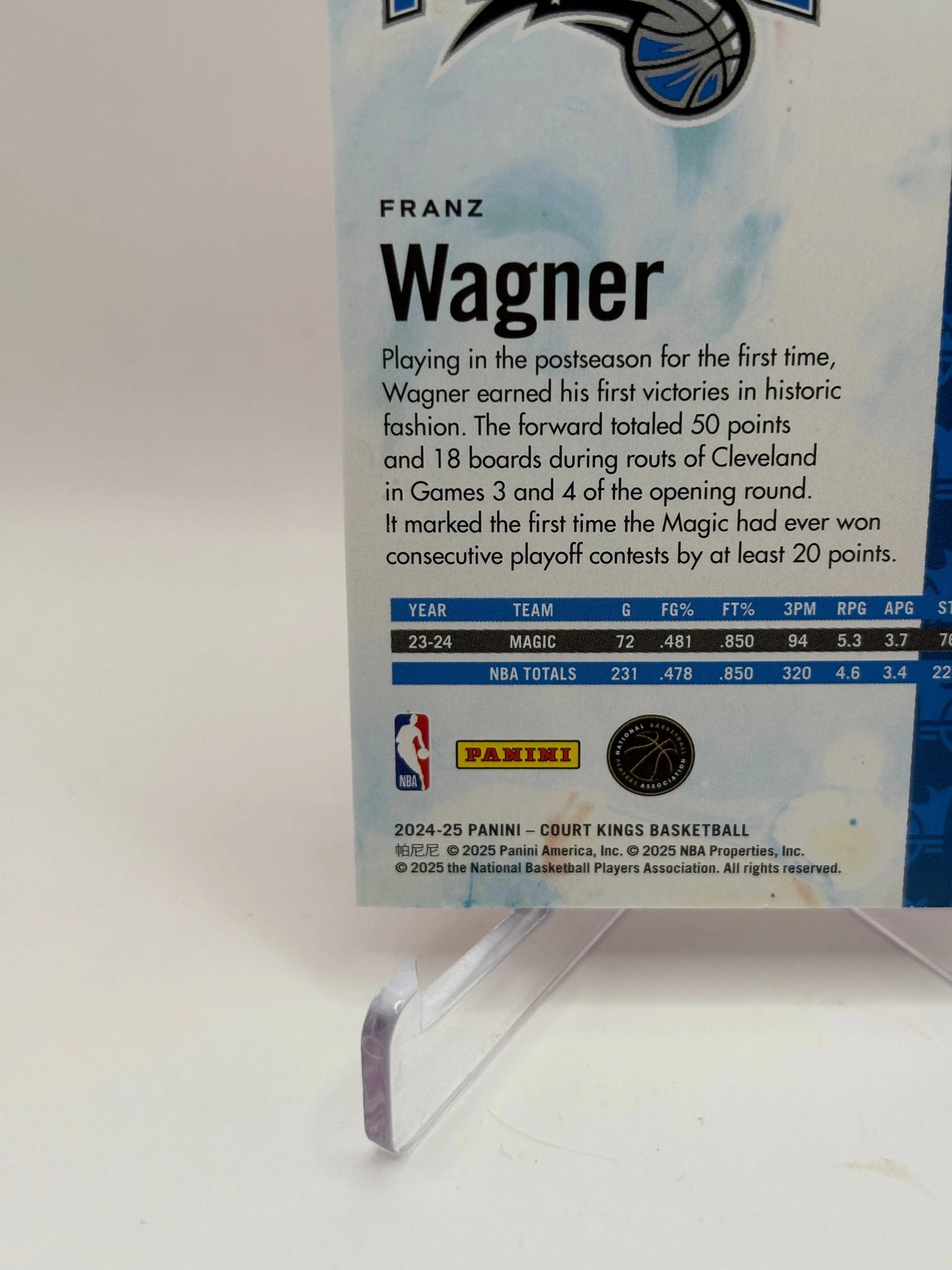 2024-25 Panini Court Kings Basketball #77 Franz Wagner /99 Pink FRENLY BRICKS - Open 7 Days
