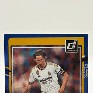 Luka Modric 2023-24 Donruss Soccer Blue Holo /49 #122 Real Madrid FRENLY BRICKS - Open 7 Days