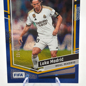 Luka Modric 2023-24 Donruss Soccer Blue Holo /49 #122 Real Madrid FRENLY BRICKS - Open 7 Days