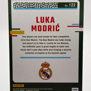 Luka Modric 2023-24 Donruss Soccer Blue Holo /49 #122 Real Madrid FRENLY BRICKS - Open 7 Days
