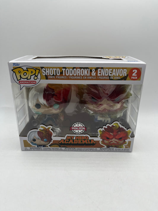 Funko Pop! My Hero Academia 2 Pack Shoto Todoroki & Endeavor +combinedshipping FRENLY BRICKS - Open 7 Days