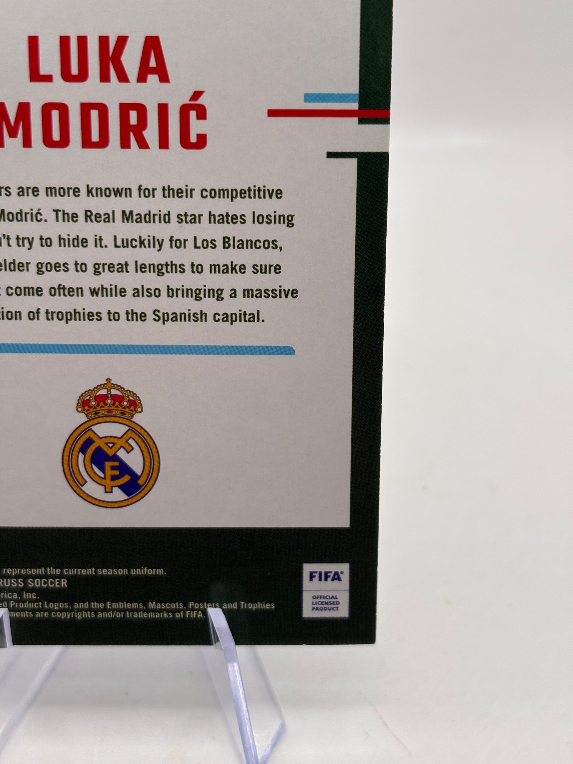 Luka Modric 2023-24 Donruss Soccer Blue Holo /49 #122 Real Madrid FRENLY BRICKS - Open 7 Days