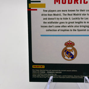 Luka Modric 2023-24 Donruss Soccer Blue Holo /49 #122 Real Madrid FRENLY BRICKS - Open 7 Days