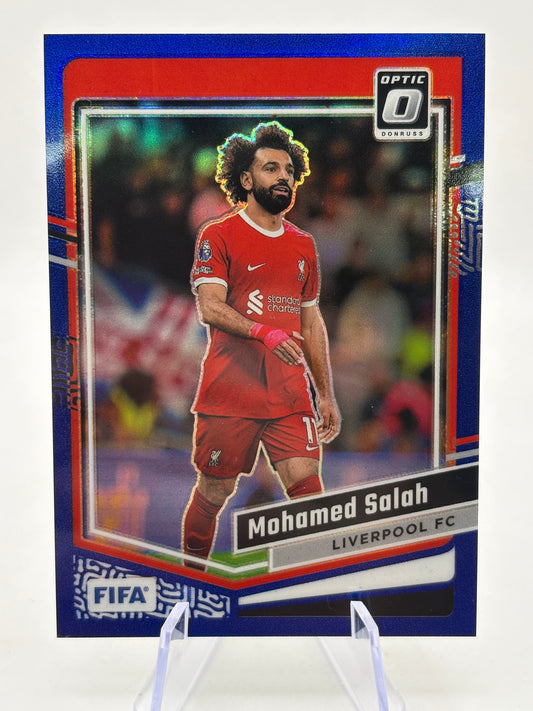 2023-24 Donruss Optic Blue Mohamed Salah /99 #81 Liverpool FRENLY BRICKS - Open 7 Days