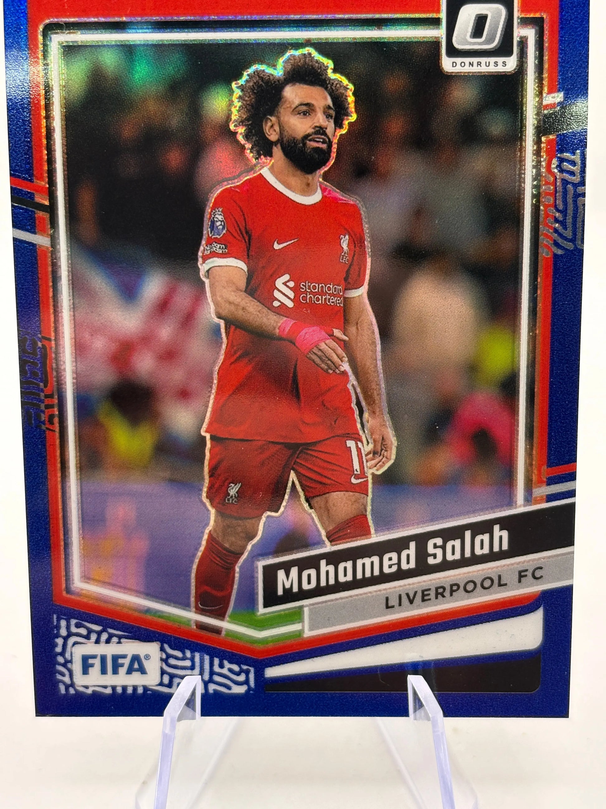 2023-24 Donruss Optic Blue Mohamed Salah /99 #81 Liverpool FRENLY BRICKS - Open 7 Days