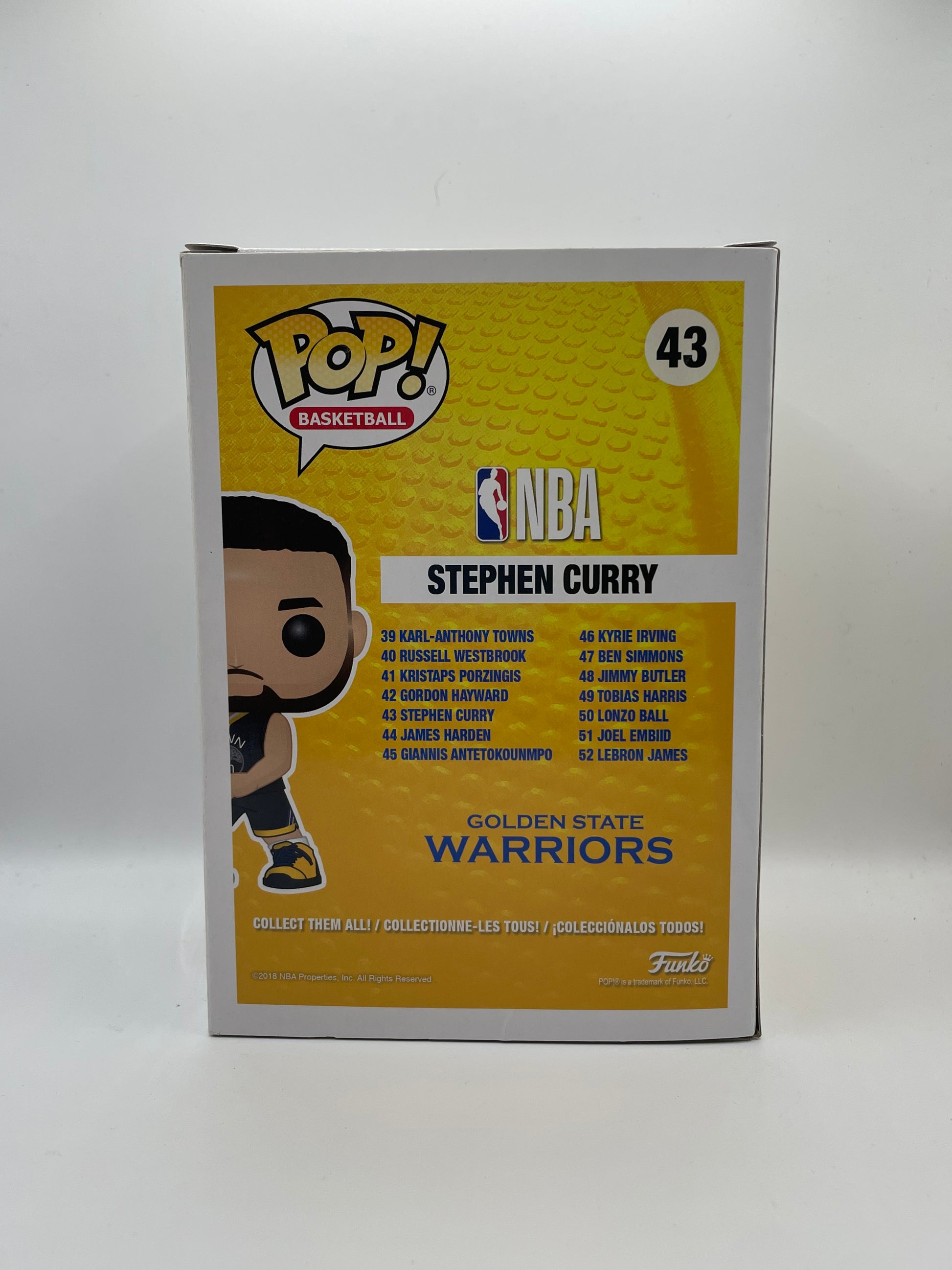 Funko POP!  Basketball NBA #43 Stephen Curry FRENLY BRICKS - Open 7 Days