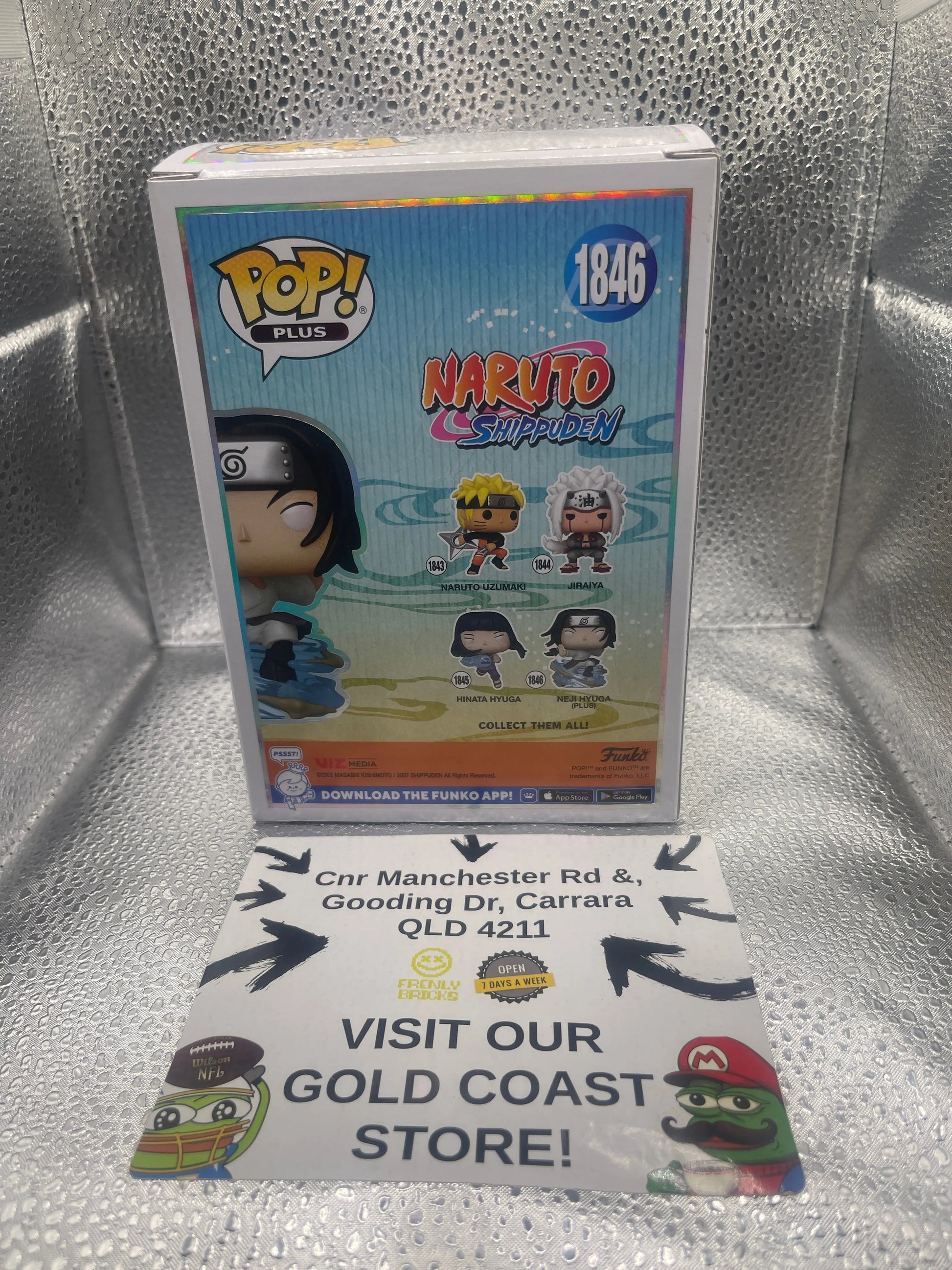 Funko Pop! PLUS Naruto Shippuden Neji Hyuga #1846 FRENLY BRICKS - Open 7 Days