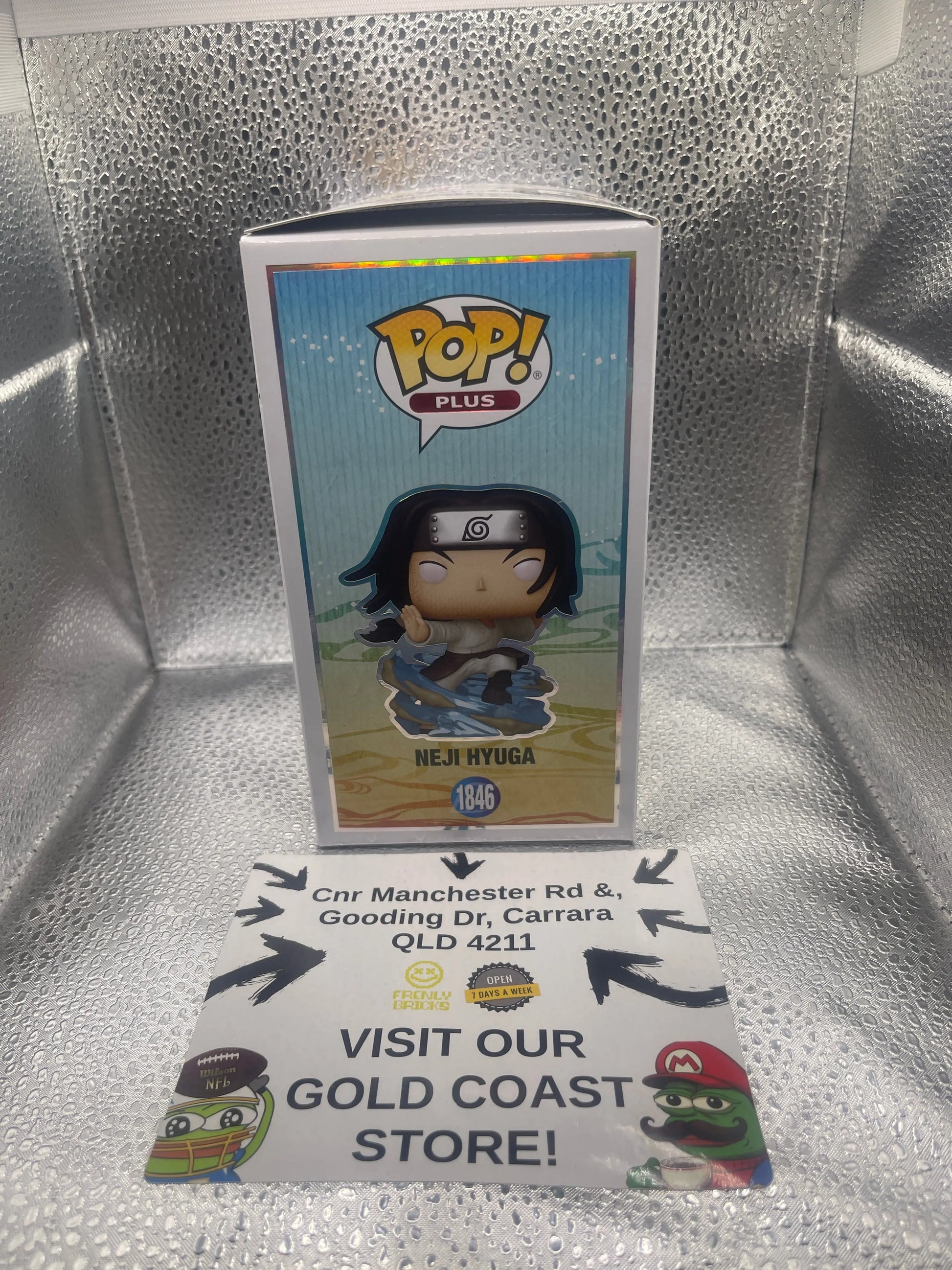 Funko Pop! PLUS Naruto Shippuden Neji Hyuga #1846 FRENLY BRICKS - Open 7 Days