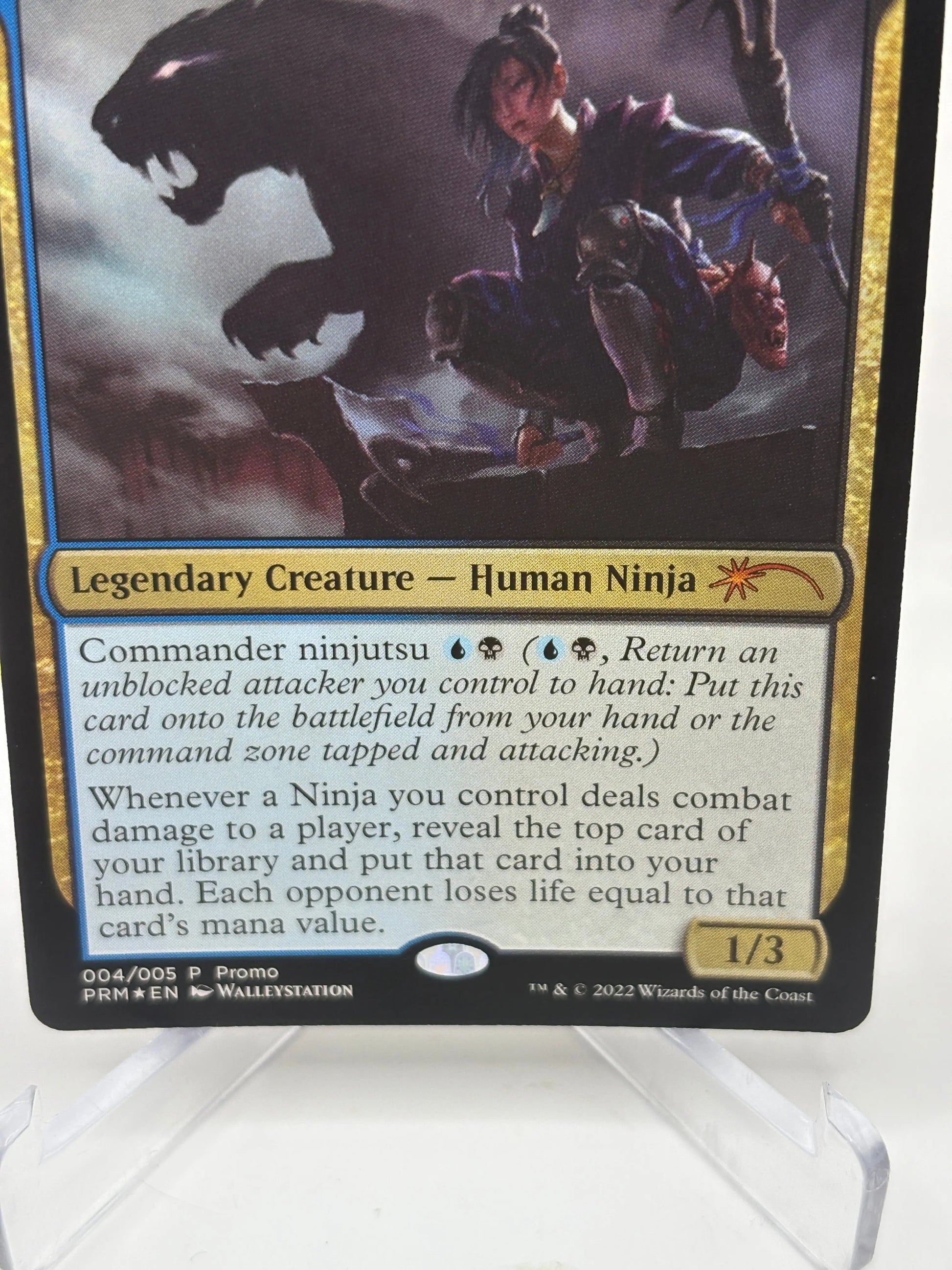 Magic The Gathering - Yuriko, The Tiger’s Shadow Promo 004/005 PRM FRENLY BRICKS - Open 7 Days