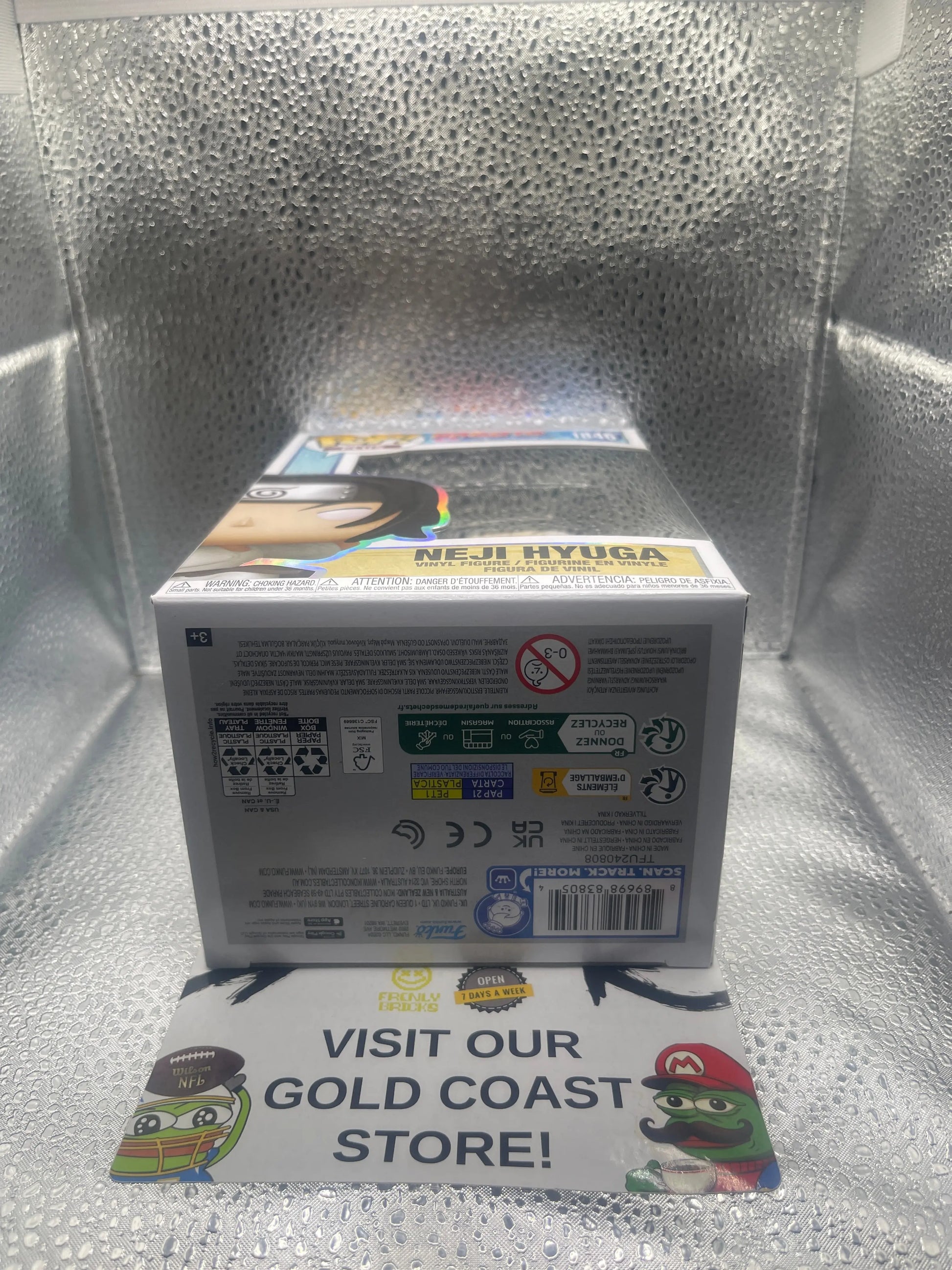 Funko Pop! PLUS Naruto Shippuden Neji Hyuga #1846 FRENLY BRICKS - Open 7 Days