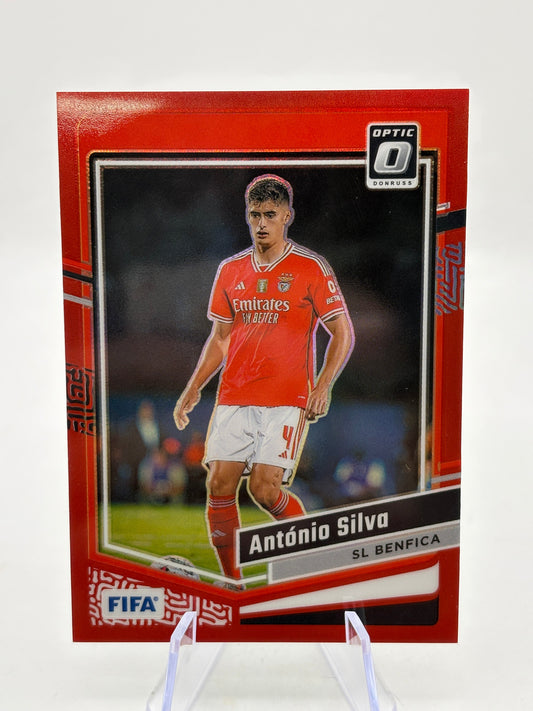 2023-24 Panini Donruss FIFA Optic Red Prizm /299 Antonio Silva #156 FRENLY BRICKS - Open 7 Days