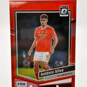 2023-24 Panini Donruss FIFA Optic Red Prizm /299 Antonio Silva #156 FRENLY BRICKS - Open 7 Days