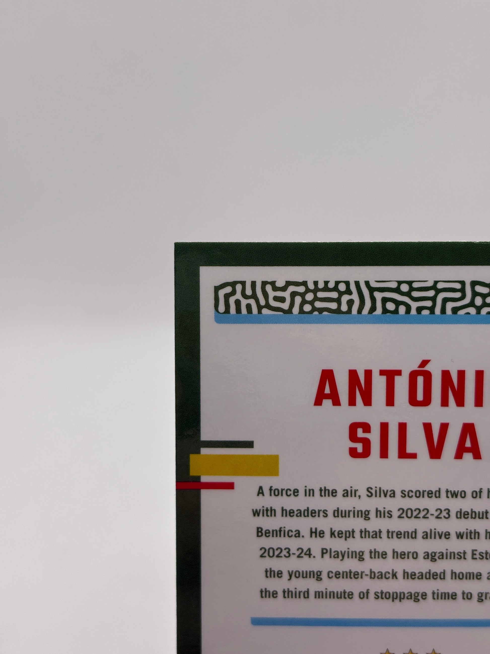 2023-24 Panini Donruss FIFA Optic Red Prizm /299 Antonio Silva #156 FRENLY BRICKS - Open 7 Days