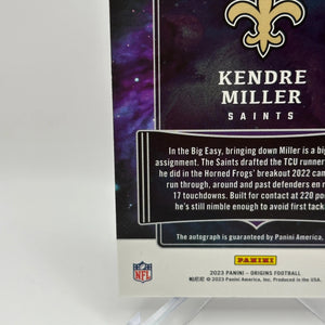 2023 Panini Origins Football #RAKMI Kendre Miller Rookie Auto on Card FRENLY BRICKS - Open 7 Days
