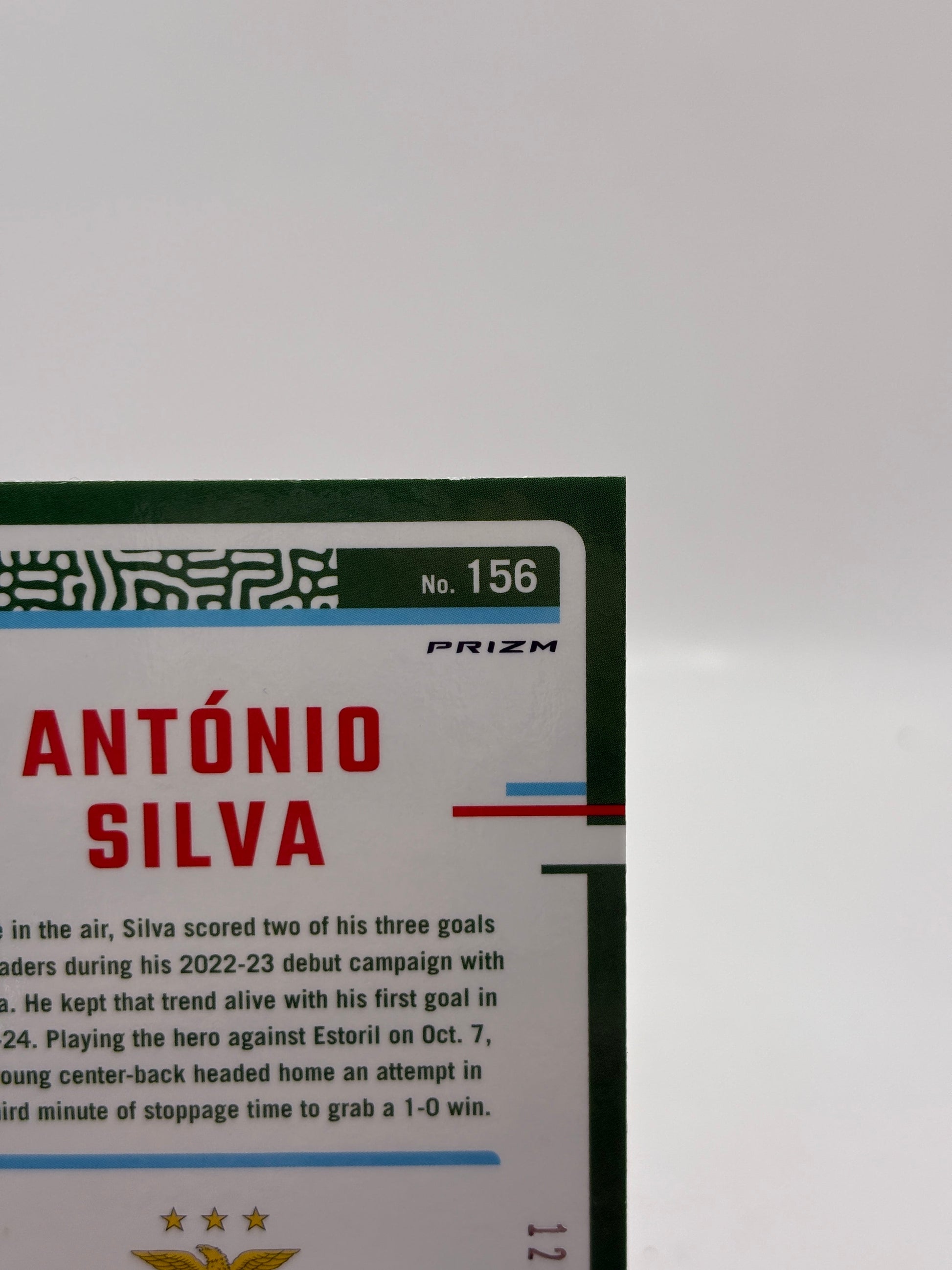 2023-24 Panini Donruss FIFA Optic Red Prizm /299 Antonio Silva #156 FRENLY BRICKS - Open 7 Days