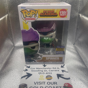 Funko Pop My Hero Academia : Spinner #1201 Winter Convention Exclusive FRENLY BRICKS - Open 7 Days
