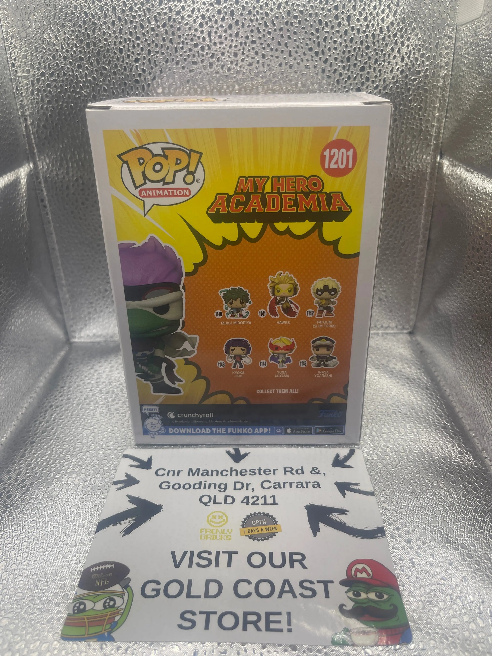 Funko Pop My Hero Academia : Spinner #1201 Winter Convention Exclusive FRENLY BRICKS - Open 7 Days