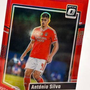 2023-24 Panini Donruss FIFA Optic Red Prizm /299 Antonio Silva #156 FRENLY BRICKS - Open 7 Days