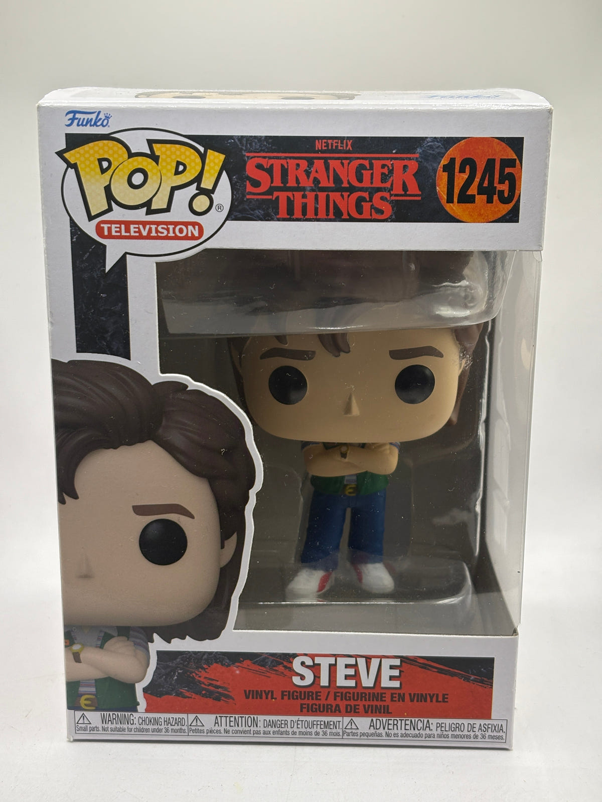 Funko POP! Television Stranger Things #1245 Steve Vinyl Figure FRENLY BRICKS - Open 7 Days image 1