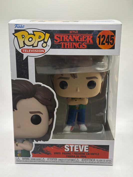 Funko POP! Television Stranger Things #1245 Steve Vinyl Figure FRENLY BRICKS - Open 7 Days
