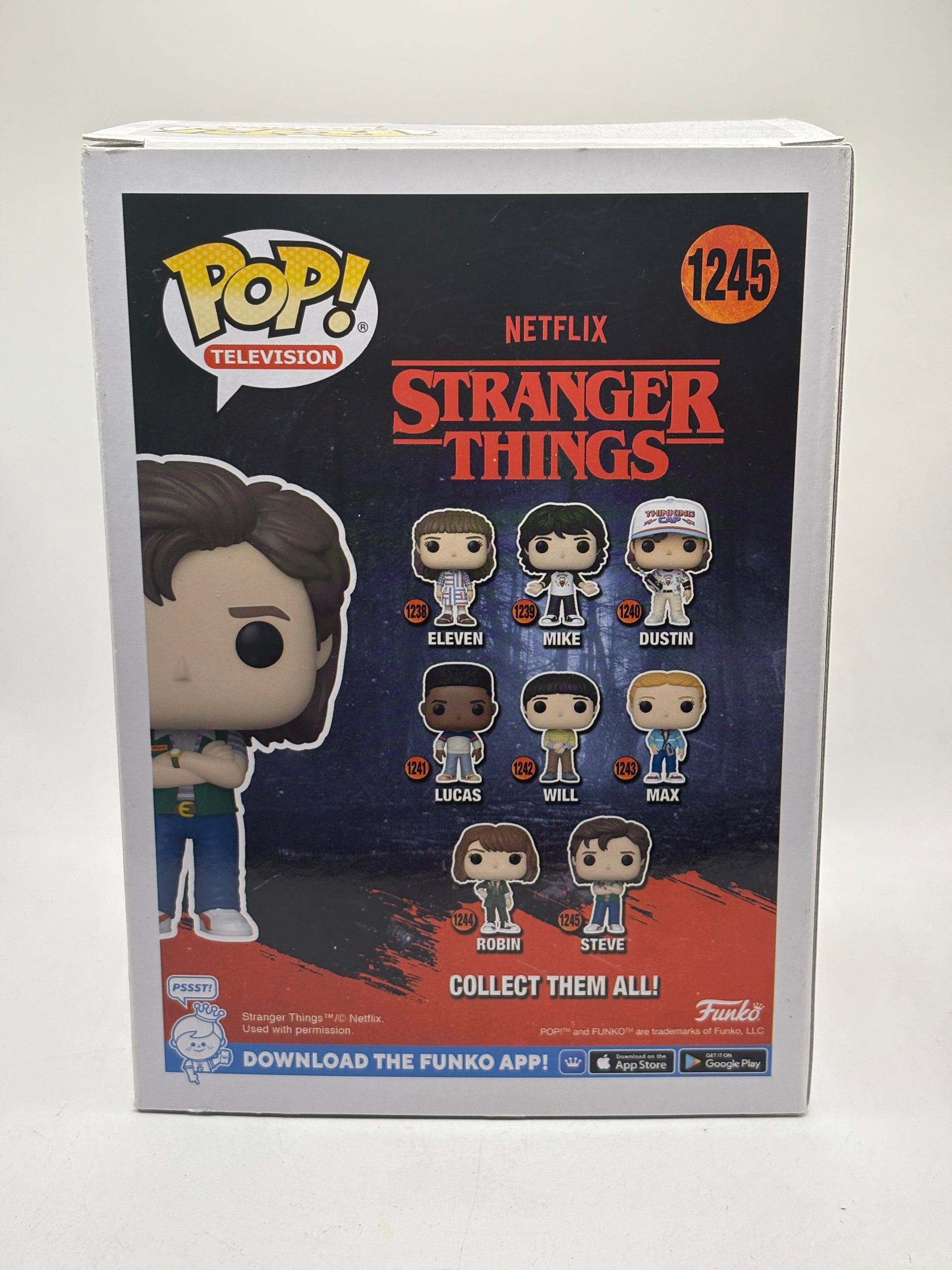 Funko POP! Television Stranger Things #1245 Steve Vinyl Figure FRENLY BRICKS - Open 7 Days image 3
