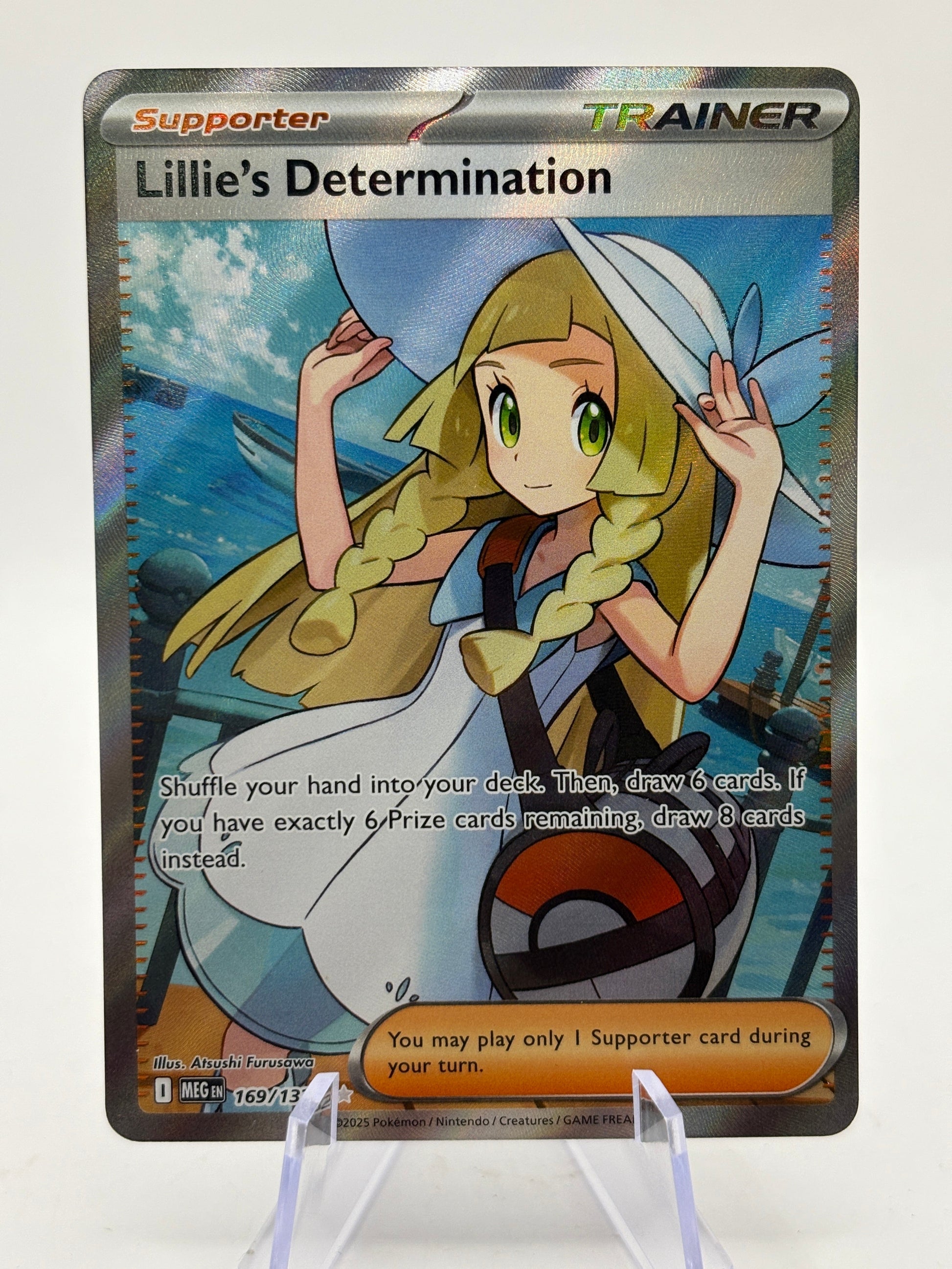 Pokemon TCG Mega Evolution - Lillies Determination 169/132 Illustration Rare NM FRENLY BRICKS - Open 7 Days