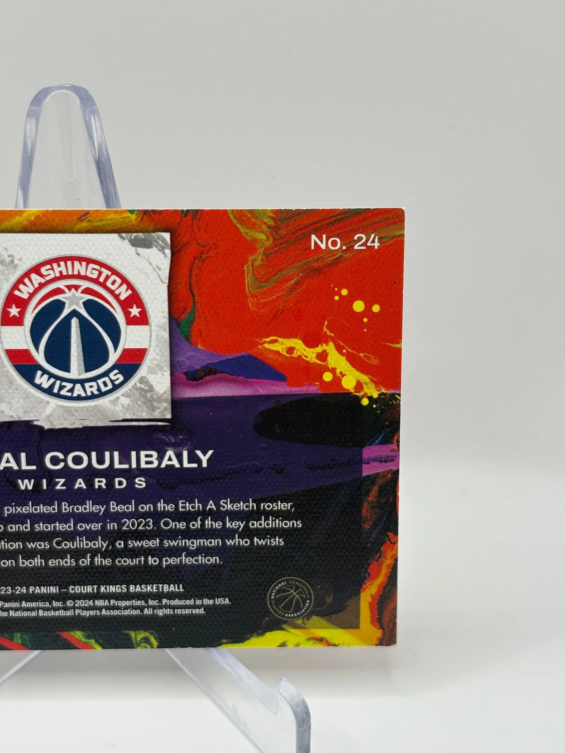 2023-24 Panini Court Kings #24 Bilal Coulibaly /25 Artistry in Motion FRENLY BRICKS - Open 7 Days