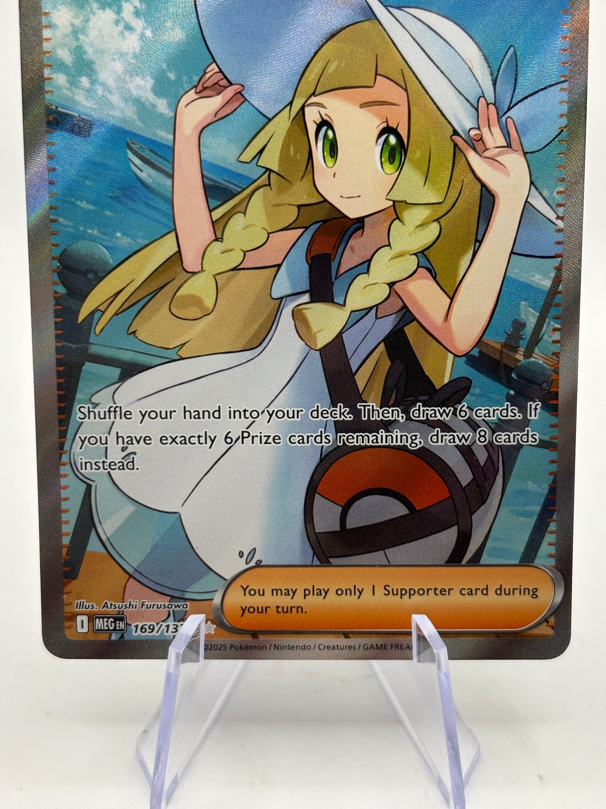 Pokemon TCG Mega Evolution - Lillies Determination 169/132 Illustration Rare NM FRENLY BRICKS - Open 7 Days