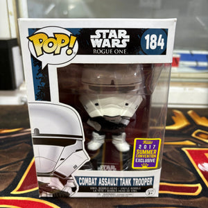 Funko Pop Star Wars Combat Assault Tank Trooper Convention Exclusive 2017 #184 FRENLY BRICKS - Open 7 Days