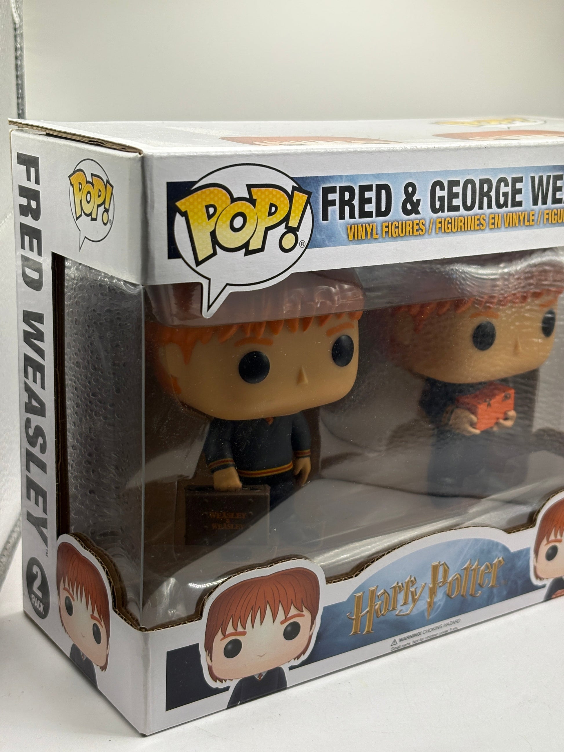 Funko POP! Harry Potter Fred & George Weasley 2 Pack FRENLY BRICKS - Open 7 Days