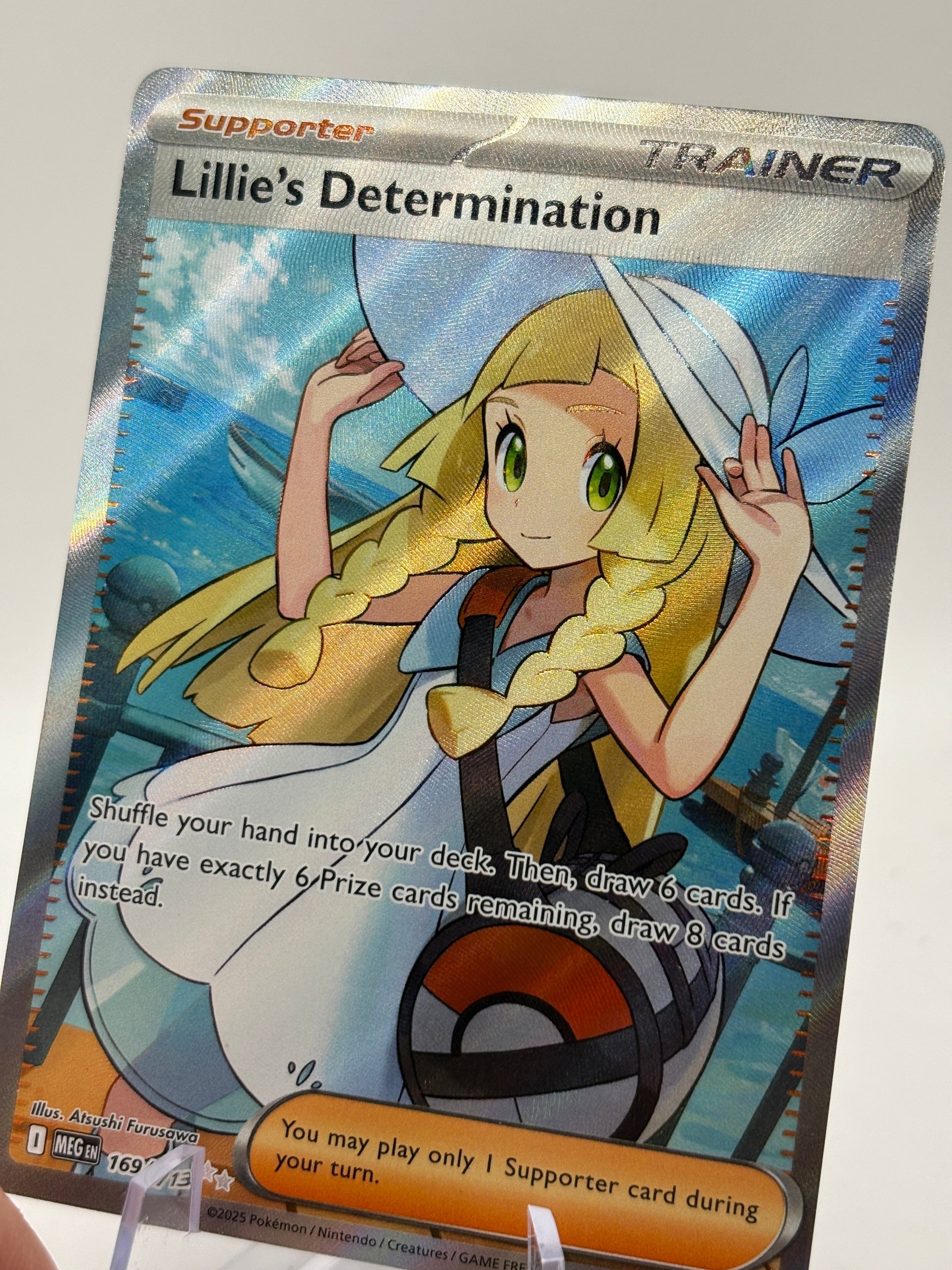 Pokemon TCG Mega Evolution - Lillies Determination 169/132 Illustration Rare NM FRENLY BRICKS - Open 7 Days