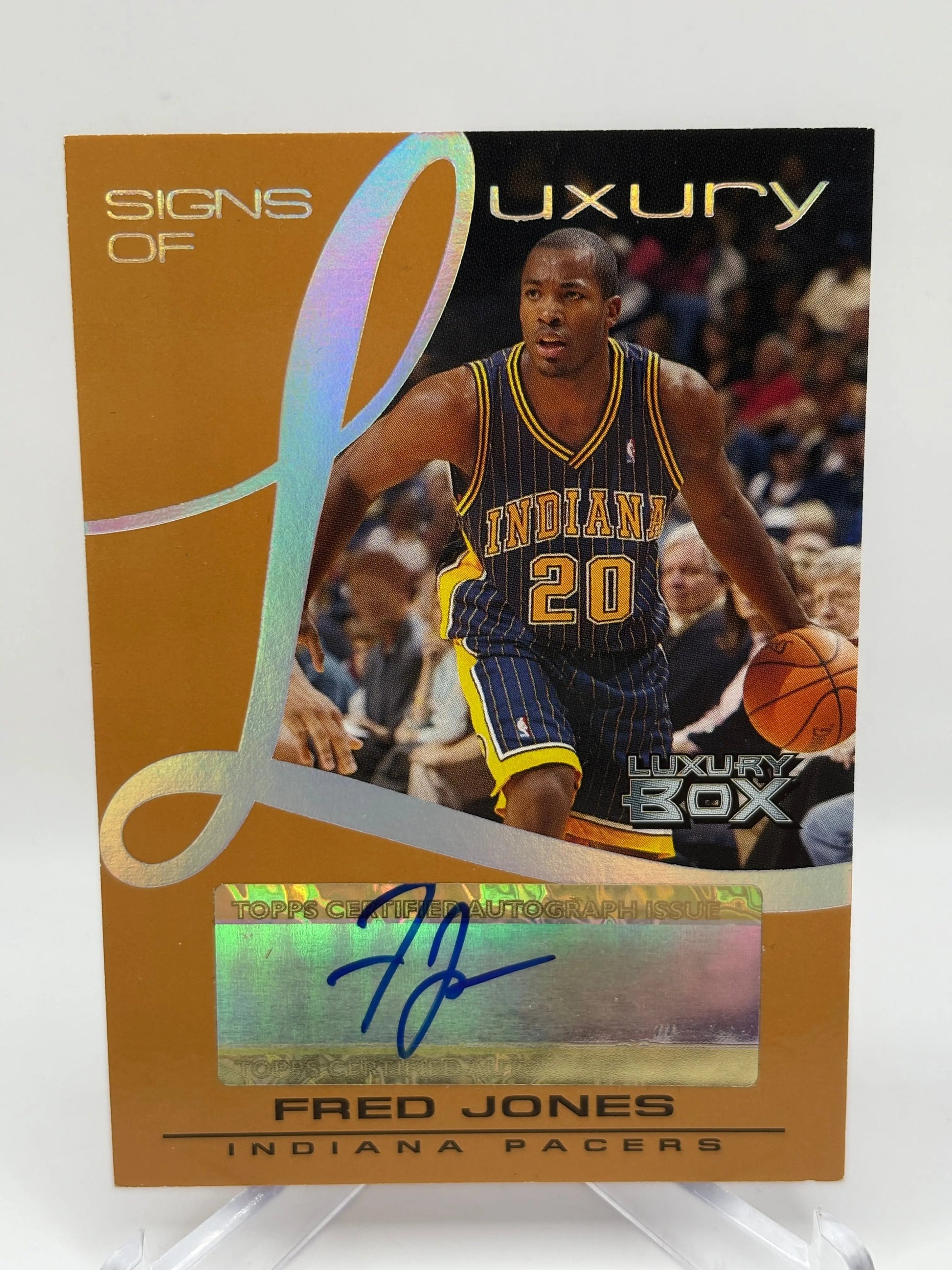 2004-05 Topps Luxury Box Basketball Fred Jones Auto /75 #SL-FJ FRENLY BRICKS - Open 7 Days