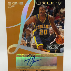 2004-05 Topps Luxury Box Basketball Fred Jones Auto /75 #SL-FJ FRENLY BRICKS - Open 7 Days