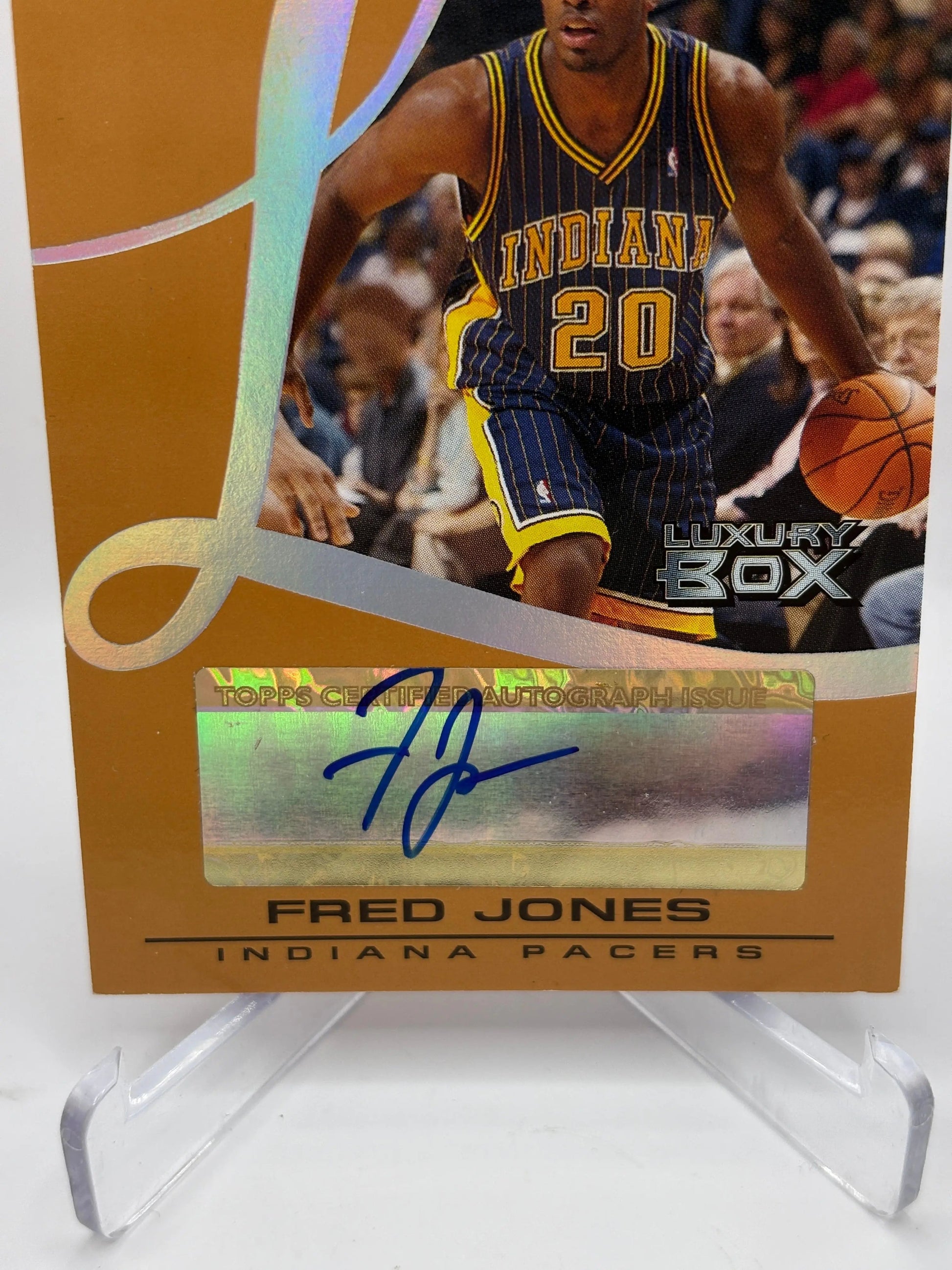 2004-05 Topps Luxury Box Basketball Fred Jones Auto /75 #SL-FJ FRENLY BRICKS - Open 7 Days