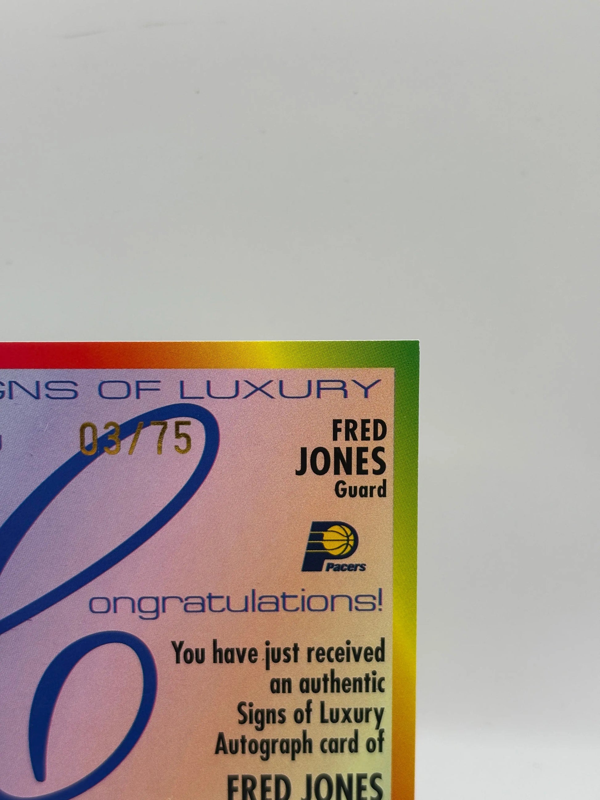 2004-05 Topps Luxury Box Basketball Fred Jones Auto /75 #SL-FJ FRENLY BRICKS - Open 7 Days