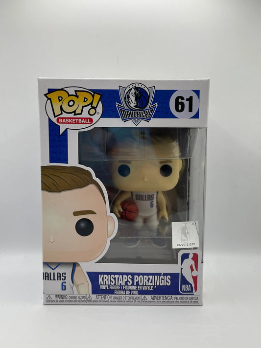 Funko POP! Basketball Dallas #61 Kristaps Porzingis FRENLY BRICKS - Open 7 Days