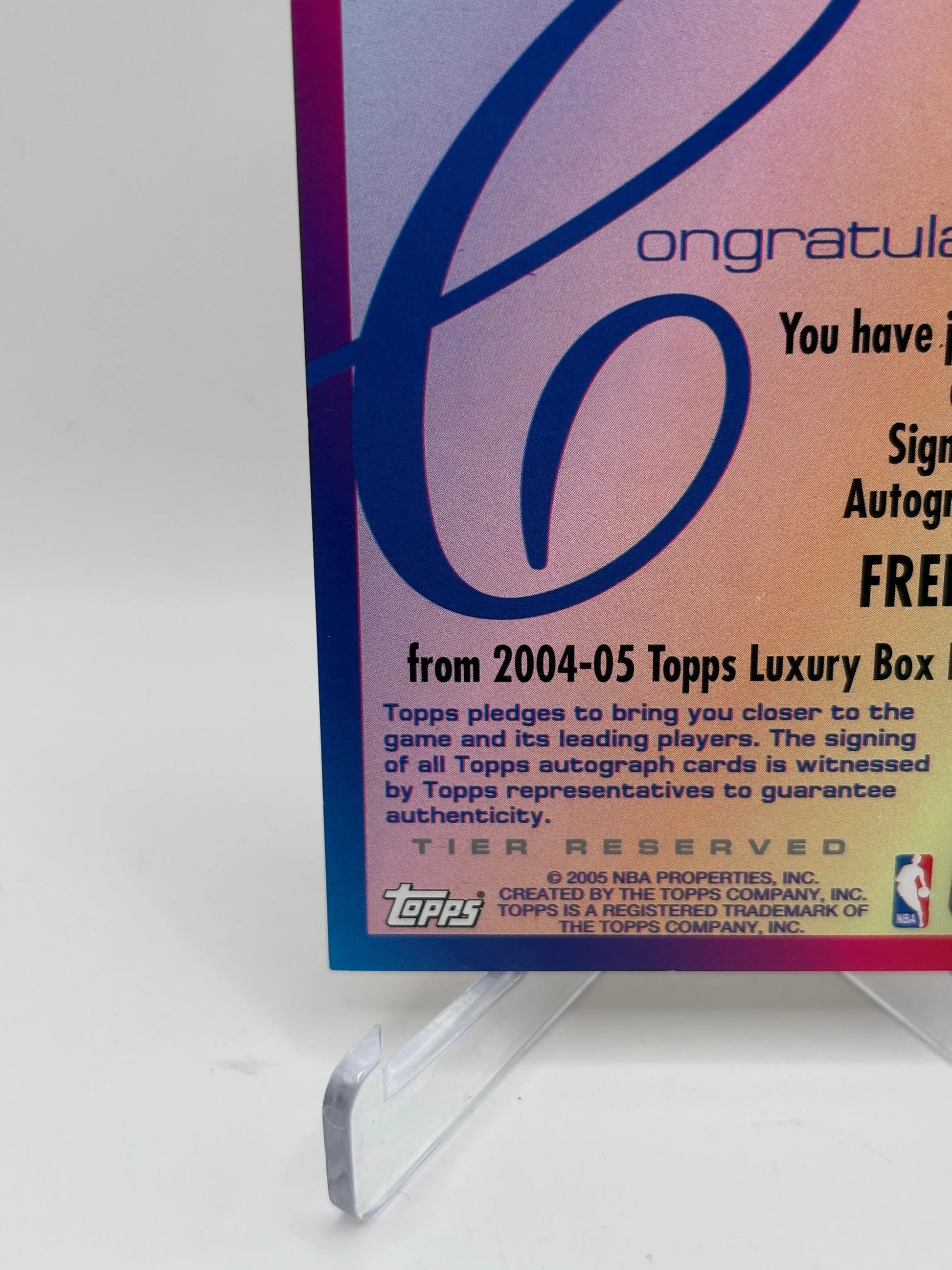 2004-05 Topps Luxury Box Basketball Fred Jones Auto /75 #SL-FJ FRENLY BRICKS - Open 7 Days